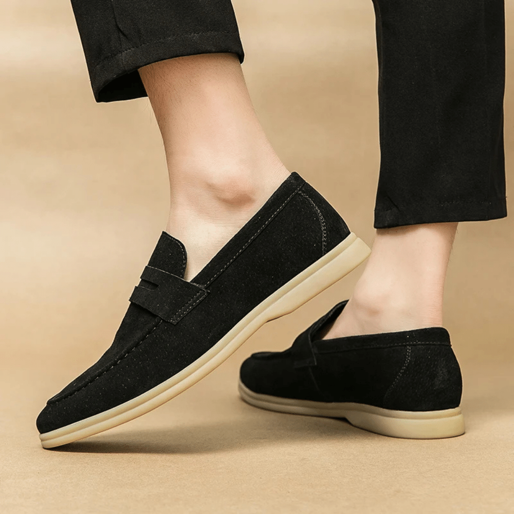 Leder Mokassin Slipper für Herren Liverpool Verno