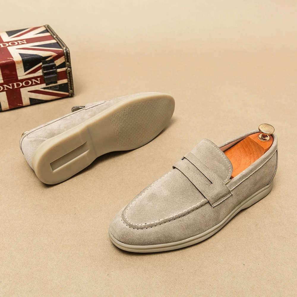 Leder Mokassin Slipper für Herren Liverpool Verno