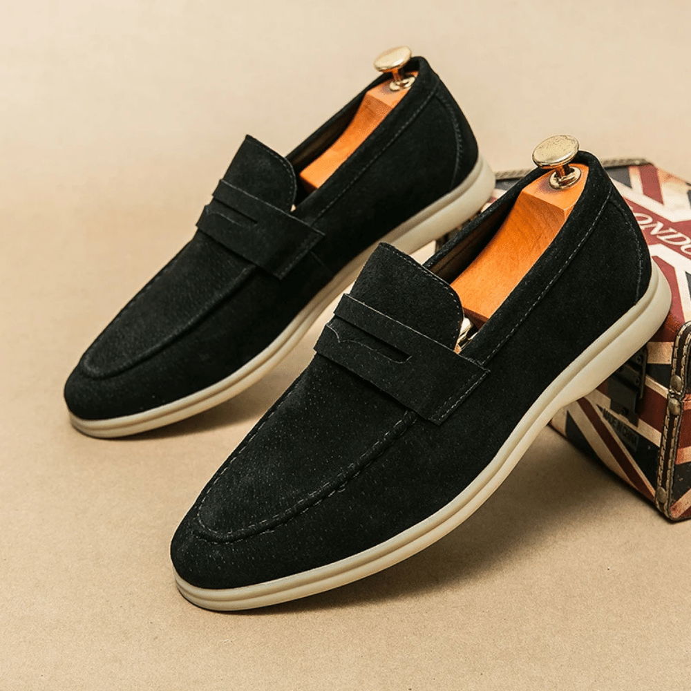 Leder Mokassin Slipper für Herren Liverpool Verno