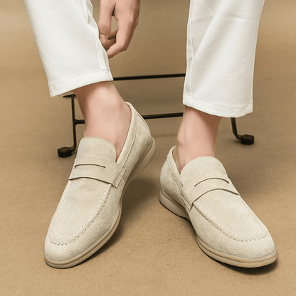 Leder Mokassin Slipper für Herren Liverpool Verno
