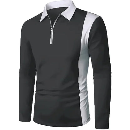 Herren Langarm-Polohemd Padrony Verno