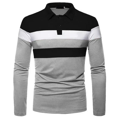 Herren Langarm-Polohemd Slingint Verno