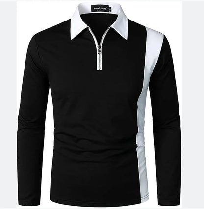 Herren Langarm-Polohemd Padrony Verno