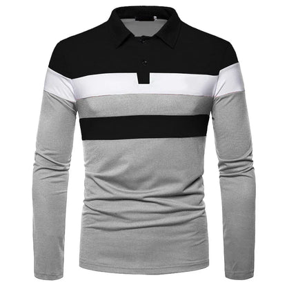 Herren Langarm-Polohemd Slingint Verno