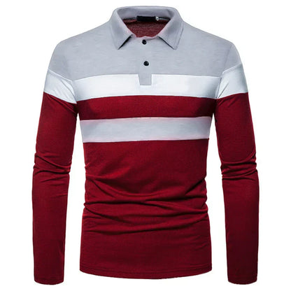 Herren Langarm-Polohemd Slingint Verno
